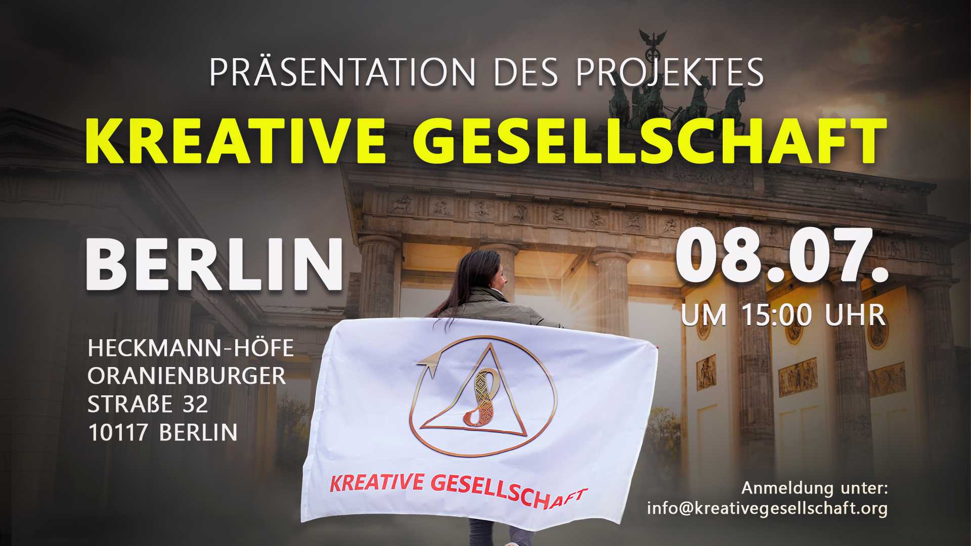 📢 Präsentation in BERLIN, Samstag, 08.07.23 ab 15:00