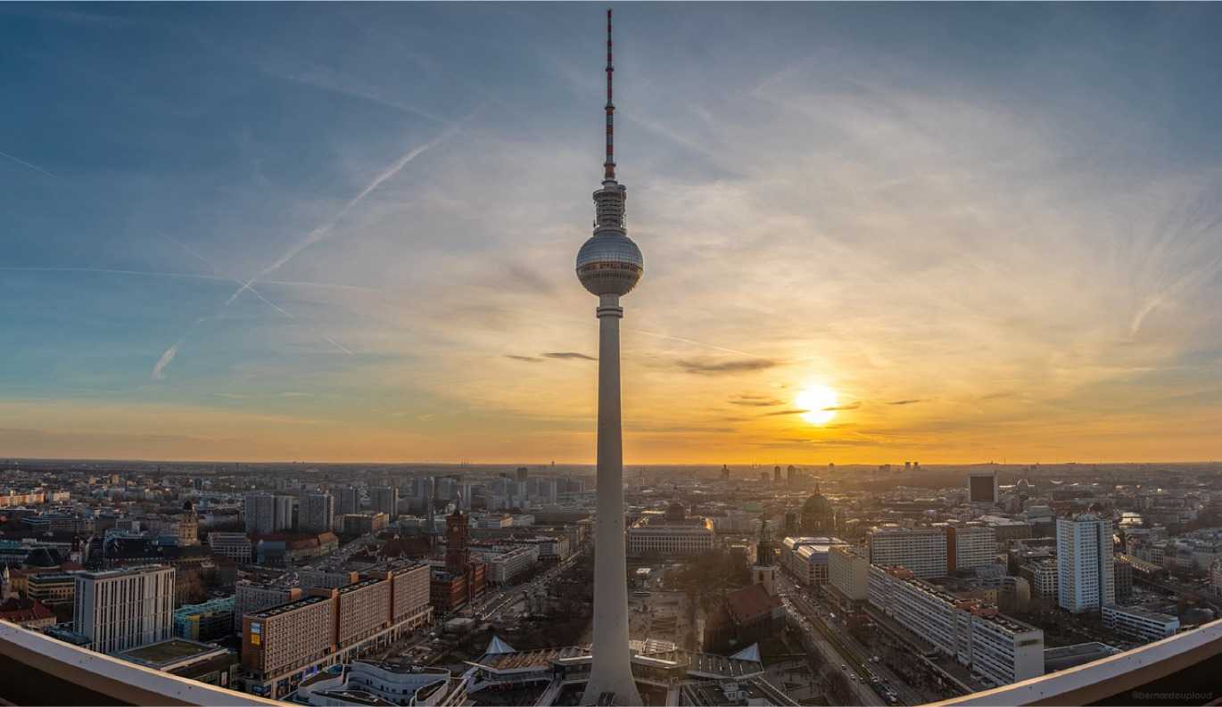 Berlin tower landscape